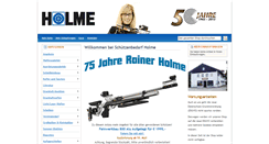 Desktop Screenshot of holme-onlineshop.de