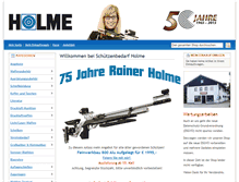 Tablet Screenshot of holme-onlineshop.de